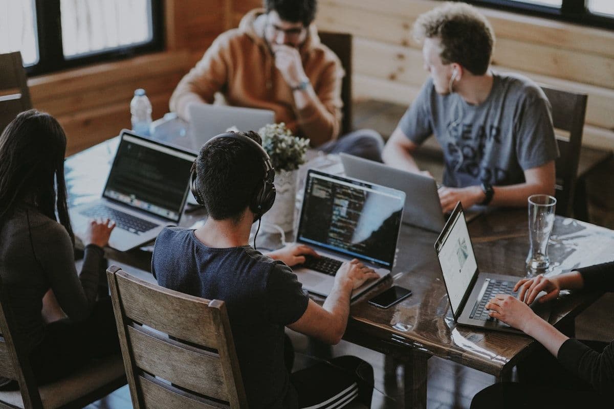 Freelance developer reviewing project deliverables and analytics